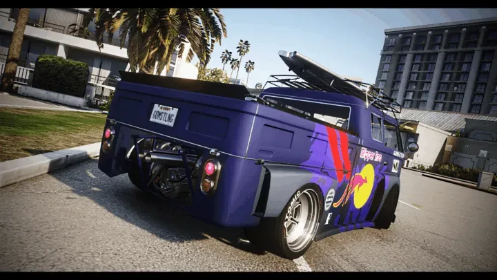 Surfer FDR: Rear-Engine Drift Van Edit for FiveM