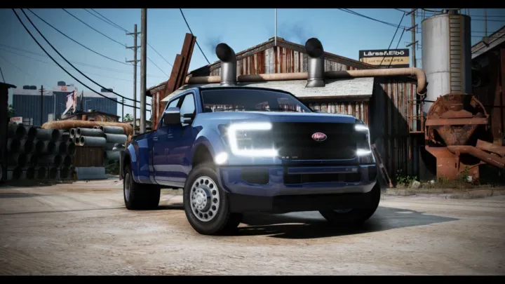 Vapid Sadler LT-450 Lore Friendly Truck with Tow Hitch