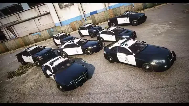 FiveM Police Car Pack, 8 Lore Friendly Vehicles