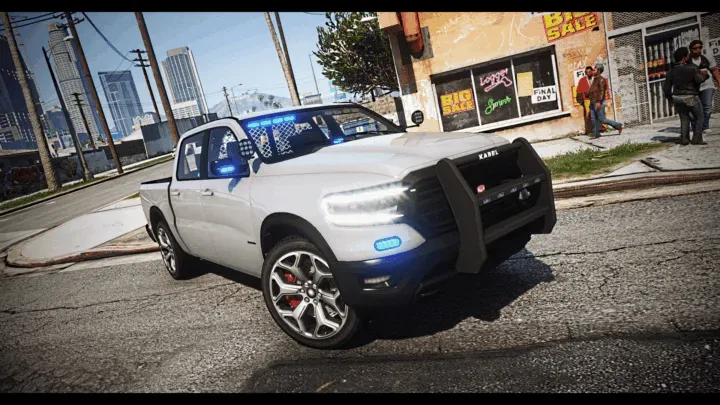 Bravado Bison XL LEO Scratch-Made Police Pickup