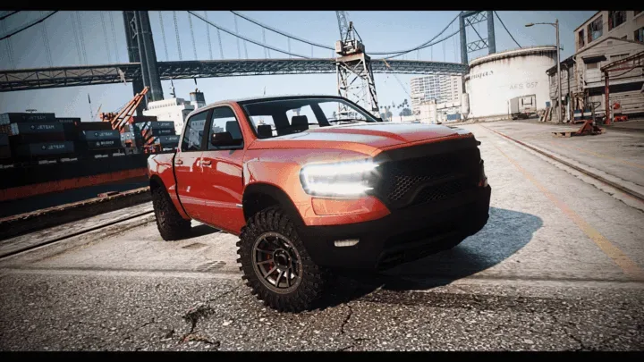 Bravado Bison Hellfire XL Lore-Friendly FiveM Truck