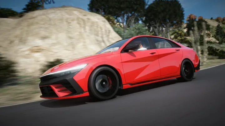 Bollokan Elantra N Pack with CTX Widebody for FiveM