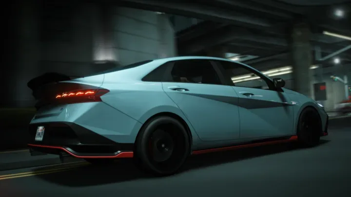 Bollokan Elantra N Pack with CTX Widebody for FiveM