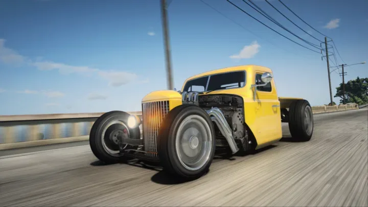 Bravado Rat-Truck ROD Chopped Rat Rod for FiveM