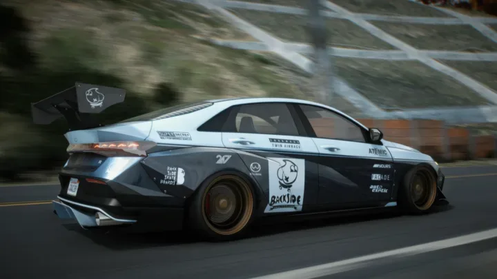 Bollokan Elantra N Pack with CTX Widebody for FiveM