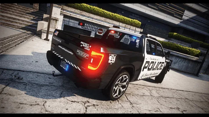 Bravado Bison XL LEO Scratch-Made Police Pickup