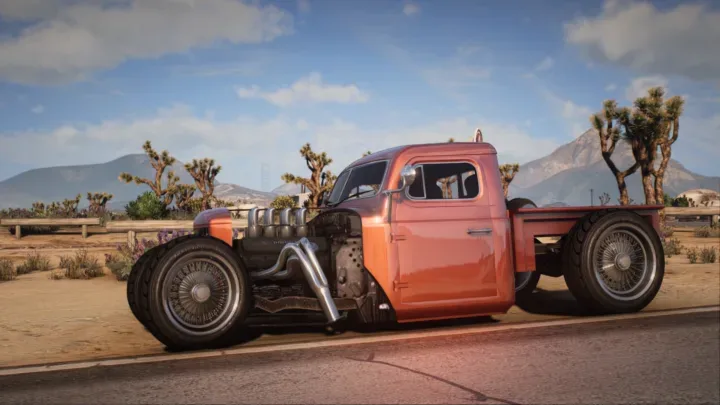 Bravado Rat-Truck ROD Chopped Rat Rod for FiveM