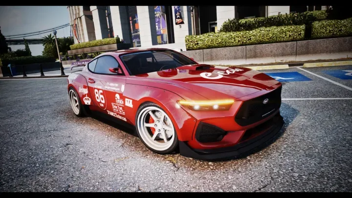 Vapid Dominator GT MANDEM FiveM Tuner Car, 143 Parts