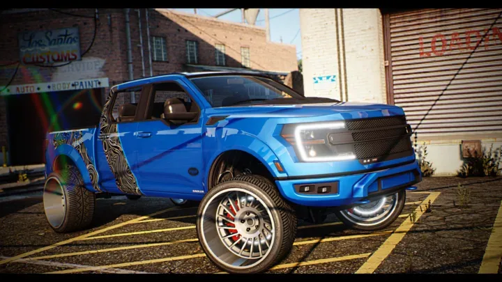 Vapid Sadler LT-150 Rampage FiveM Addon Truck