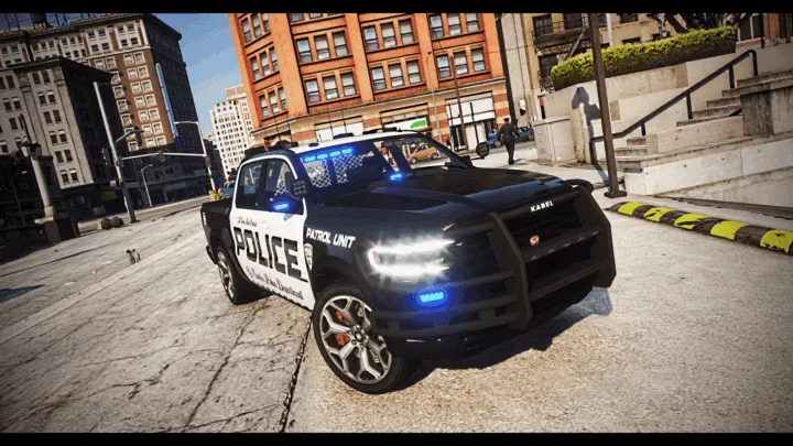 Bravado Bison XL LEO Scratch-Made Police Pickup