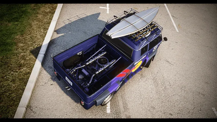 Surfer FDR: Rear-Engine Drift Van Edit for FiveM
