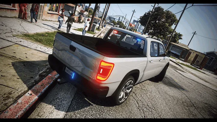 Bravado Bison XL LEO Scratch-Made Police Pickup