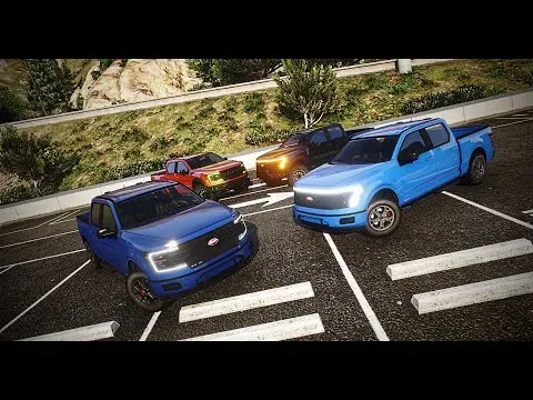 FiveM Vapid Sadler LT Pack, 4 Scratch-Made Trucks