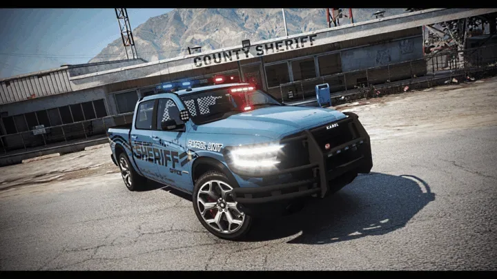 Bravado Bison XL LEO Scratch-Made Police Pickup