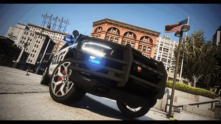 Bravado Bison XL LEO Scratch-Made Police Pickup