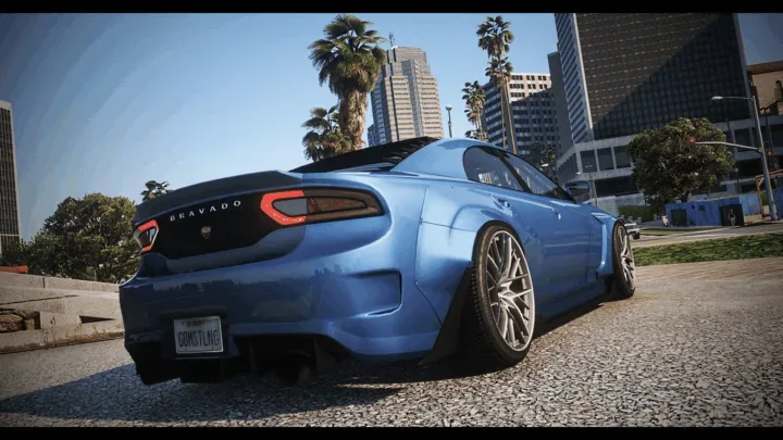 Bravado Buffalo Hellfire CTX Lore-Friendly Muscle Car