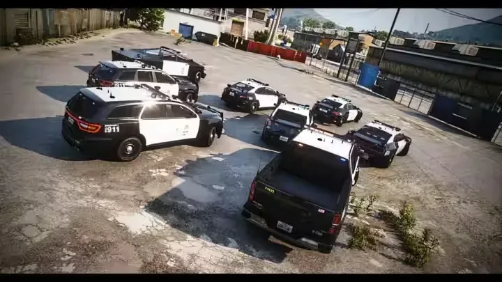 FiveM Police Car Pack, 8 Lore Friendly Vehicles