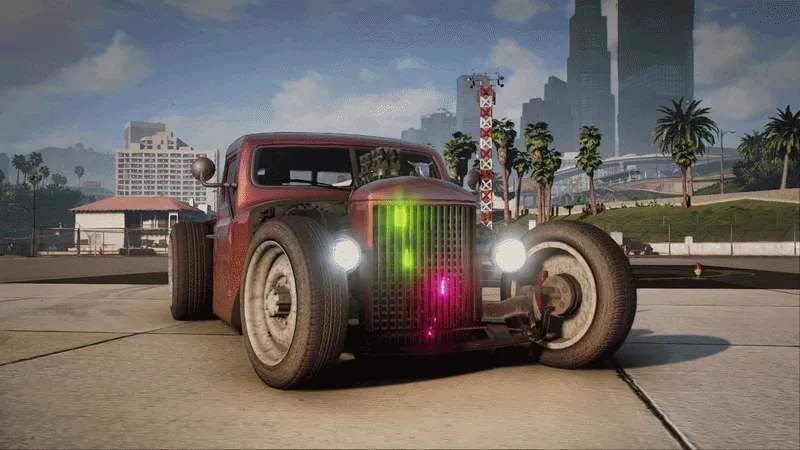 Bravado Rat-Truck ROD Chopped Rat Rod for FiveM