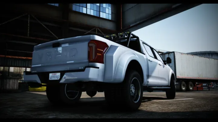 Vapid Sadler LT-450 Lore Friendly Truck with Tow Hitch