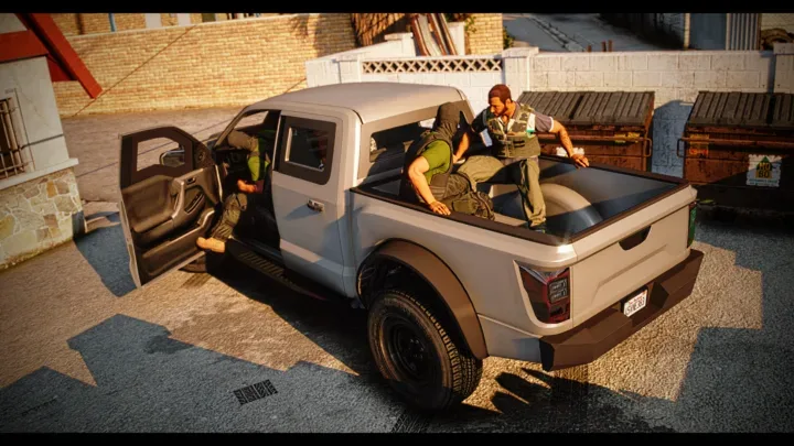 Caracara 4x4 Cartel Spec, 6-Seat Lore-Friendly FiveM Truck