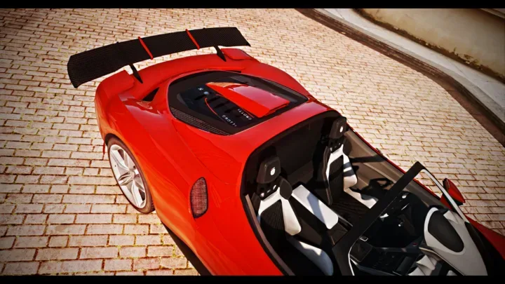 Grotti Stilletto GTR FiveM Addon Car, 26 Tuning Parts