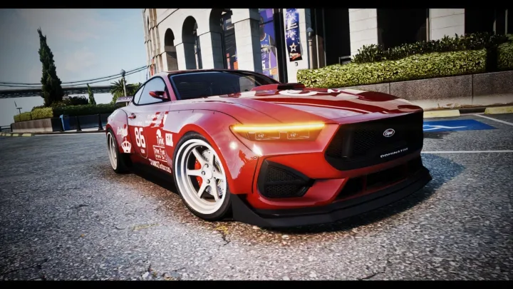 Vapid Dominator GT MANDEM FiveM Tuner Car, 143 Parts