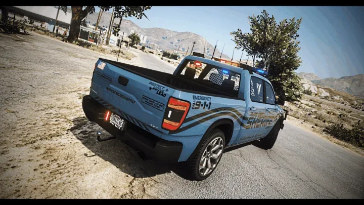 Bravado Bison XL LEO Scratch-Made Police Pickup