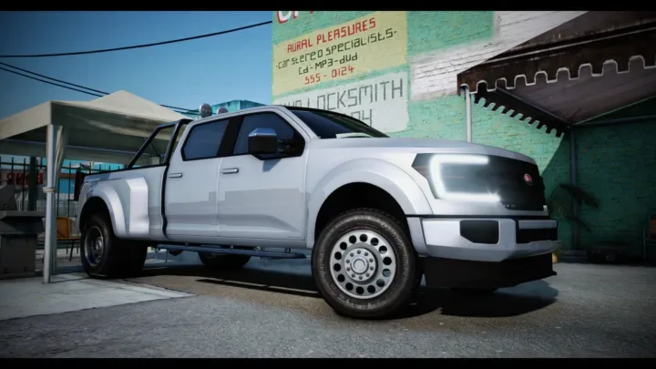 Vapid Sadler LT-450 Lore Friendly Truck with Tow Hitch