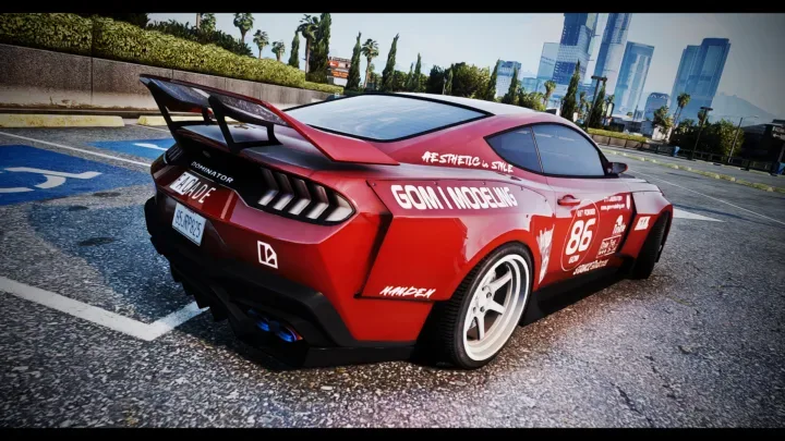 Vapid Dominator GT MANDEM FiveM Tuner Car, 143 Parts