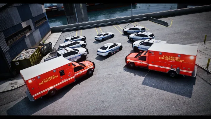 FiveM EMS Vehicle Pack: 10 Scratch-Made Cars